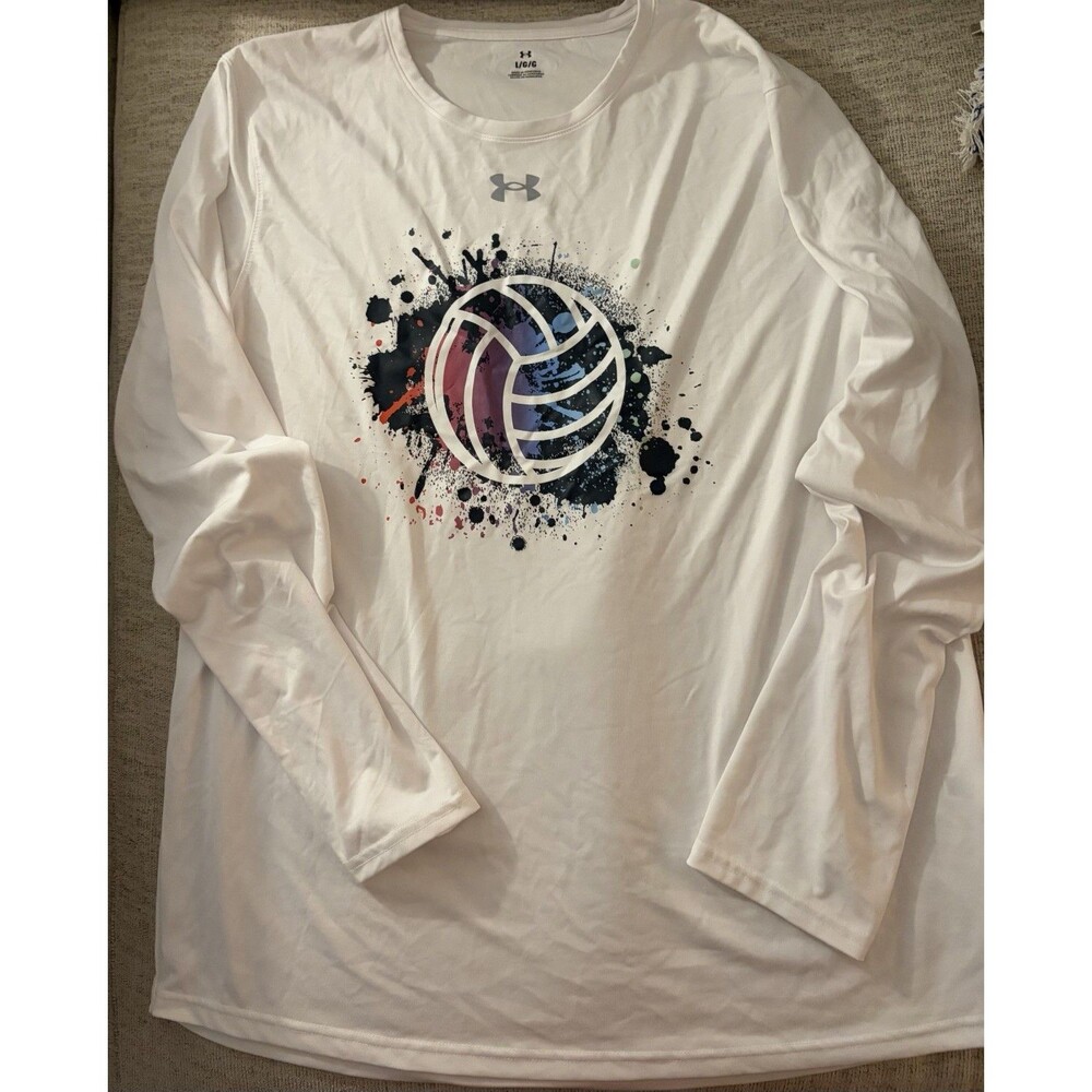 Men’s Large Under Armour Long Sleeve Graphic Volleyball Tee